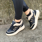 Sneaker "Black-Gold" New