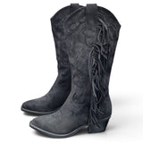 Cowboystiefel "Schwarz" Stiefeletten