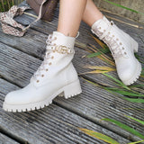 Boots "Karina" Beige