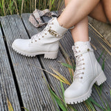 Boots "Karina" Beige