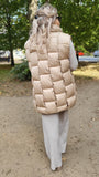 Steppweste Jacke Beige New