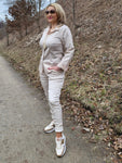 Oberteil Bluse Beige