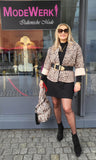 Animal-Print Jacke