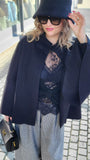 Cape Jacke "Schwarz"
