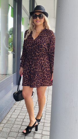 KLEID "Animal-Print" Exklusive