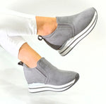 Fashion Keilsneaker "Grau"