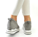 Fashion Keilsneaker "Grau"