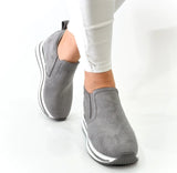 Fashion Keilsneaker "Grau"