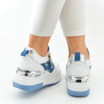 Fashion Sneaker Weiß/Blau NEW