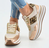 Fashion Sneaker Beige Animal-Print