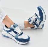 Fashion Sneaker "Blau/Weiß