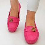 BALLERINAS MOKASSINS SCHUHE PINK