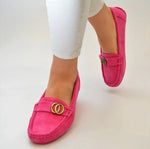 BALLERINAS MOKASSINS SCHUHE PINK