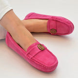 BALLERINAS MOKASSINS SCHUHE PINK