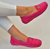 BALLERINAS MOKASSINS SCHUHE PINK