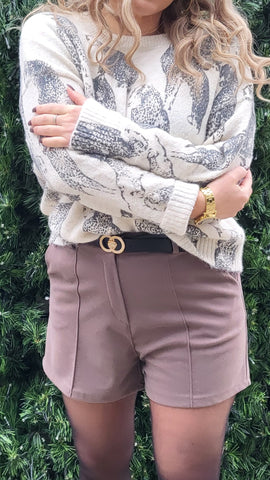 Pullover "Animal-Print"