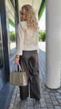 Blazer-Jacke-Oberteil "Beige"