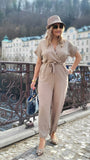 Jumpsuit in Beige