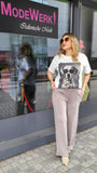 T-Shirt mit Motiv "Oberteil"