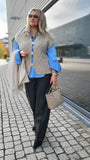 Strickweste- Jacke "Beige" Accessoires