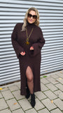 Long Pullover/Kleid mit Schlitz