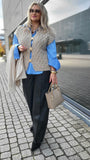 Strickweste- Jacke "Beige" Accessoires