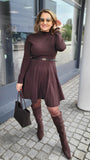 Kleid in Braun