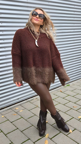Pullover "Braun" Extravagant