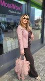 Lederjacke " Rosé "