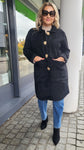 Mantel-Jacke Schwarz "NEW"