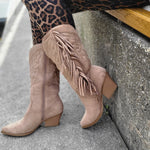 Cowboystiefel "Beige"