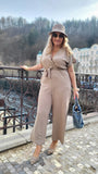 Jumpsuit in Beige