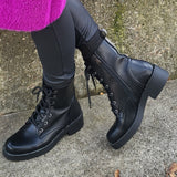 Boots "Glitzer-Black" NEW