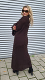 Long Pullover/Kleid mit Schlitz