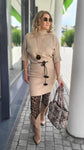 Strickkleid "Beige" NEW