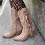 Cowboystiefel "Beige"