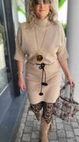 Strickkleid "Beige" NEW