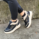 Sneaker "Black-Gold" New