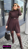 Kleid in Braun