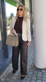 Blazer-Jacke-Oberteil "Beige"