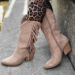 Cowboystiefel "Beige"