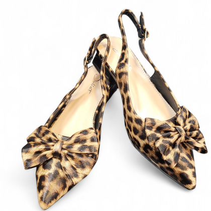 Pantoletten " Animal-Print "