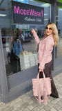 Lederjacke " Rosé "