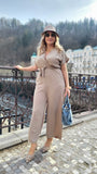 Jumpsuit in Beige