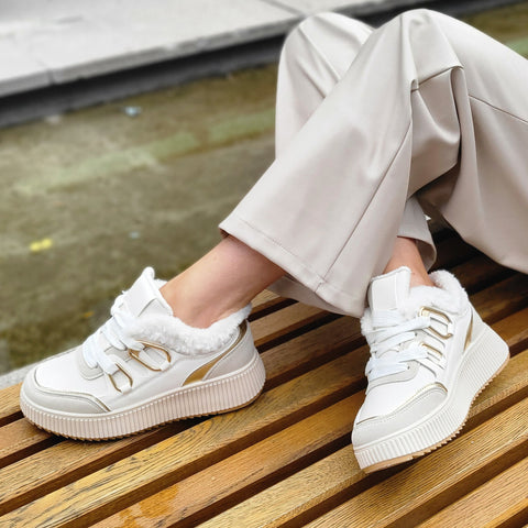 Sneaker "Beige" New