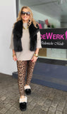 Pelz-Weste-Jacke