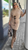 Strickkleid "Beige" NEW