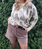 Pullover "Animal-Print"