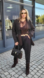 Blazer; Jacke; Braun