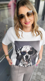 T-Shirt mit Motiv "Oberteil"